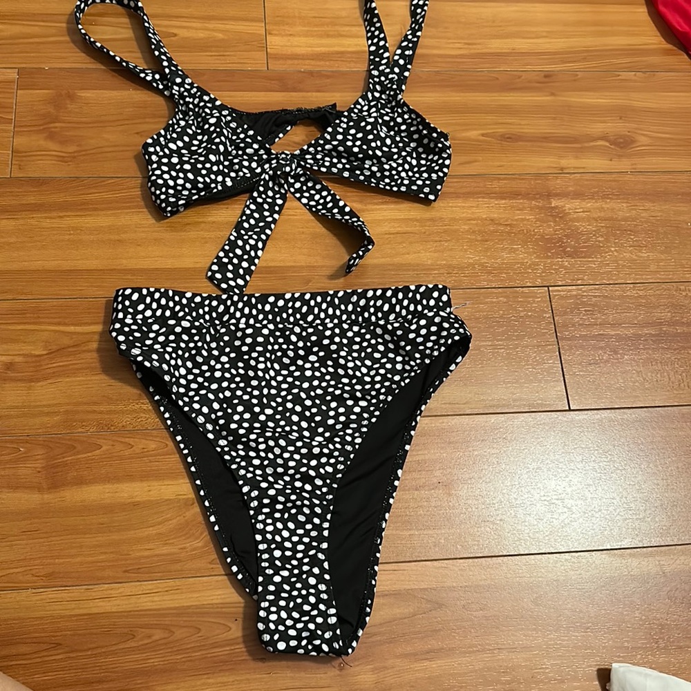 Polka dot bikini set